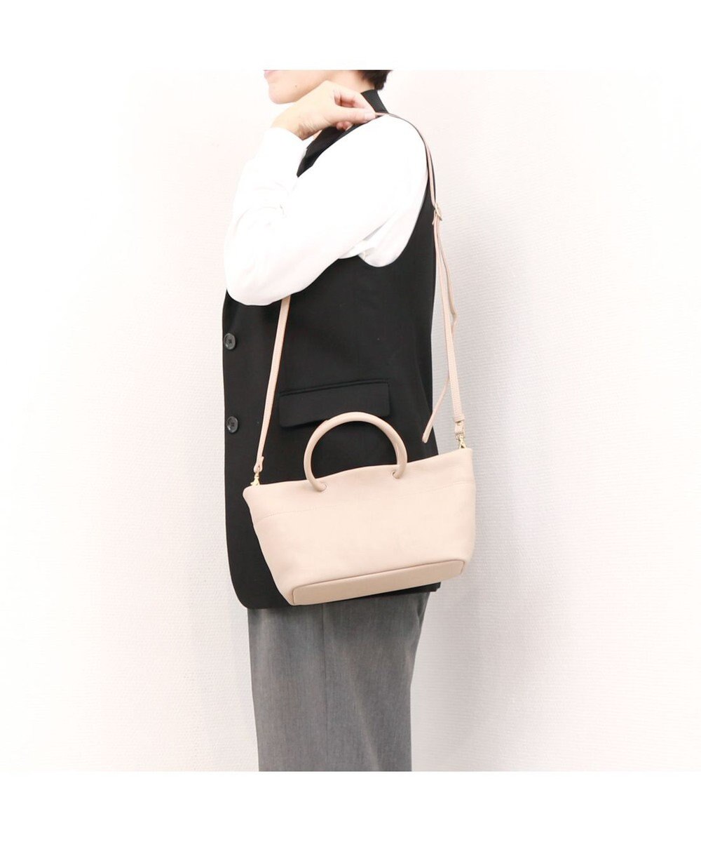 UNBILLION ペルケ perche / 姫路レザー丸手ハンドル2wayショルダー 