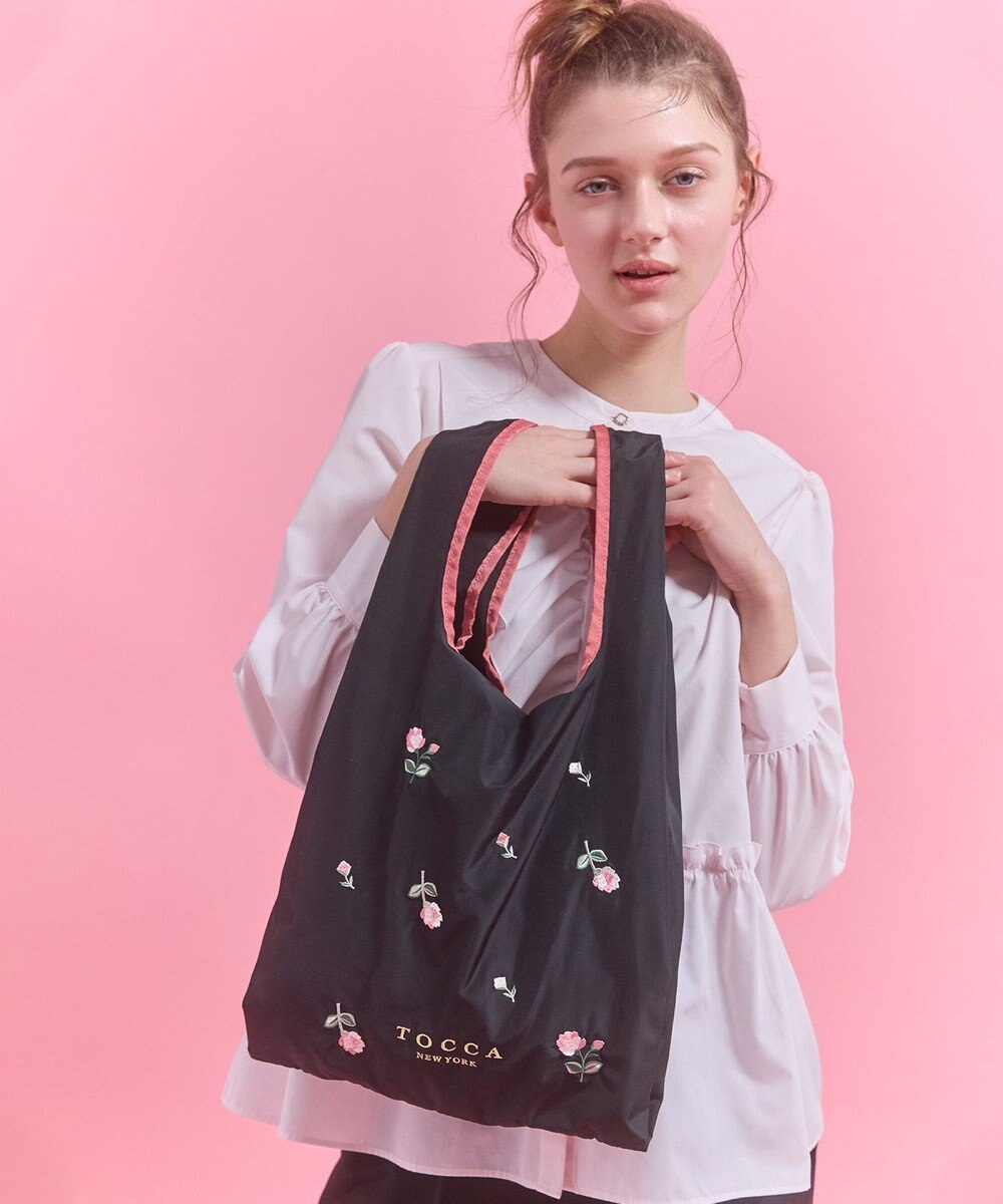 TOCCA 【A4サイズ対応・一部カラー撥水】BOUQUET DE REVE ECO BAG エコバッグ 