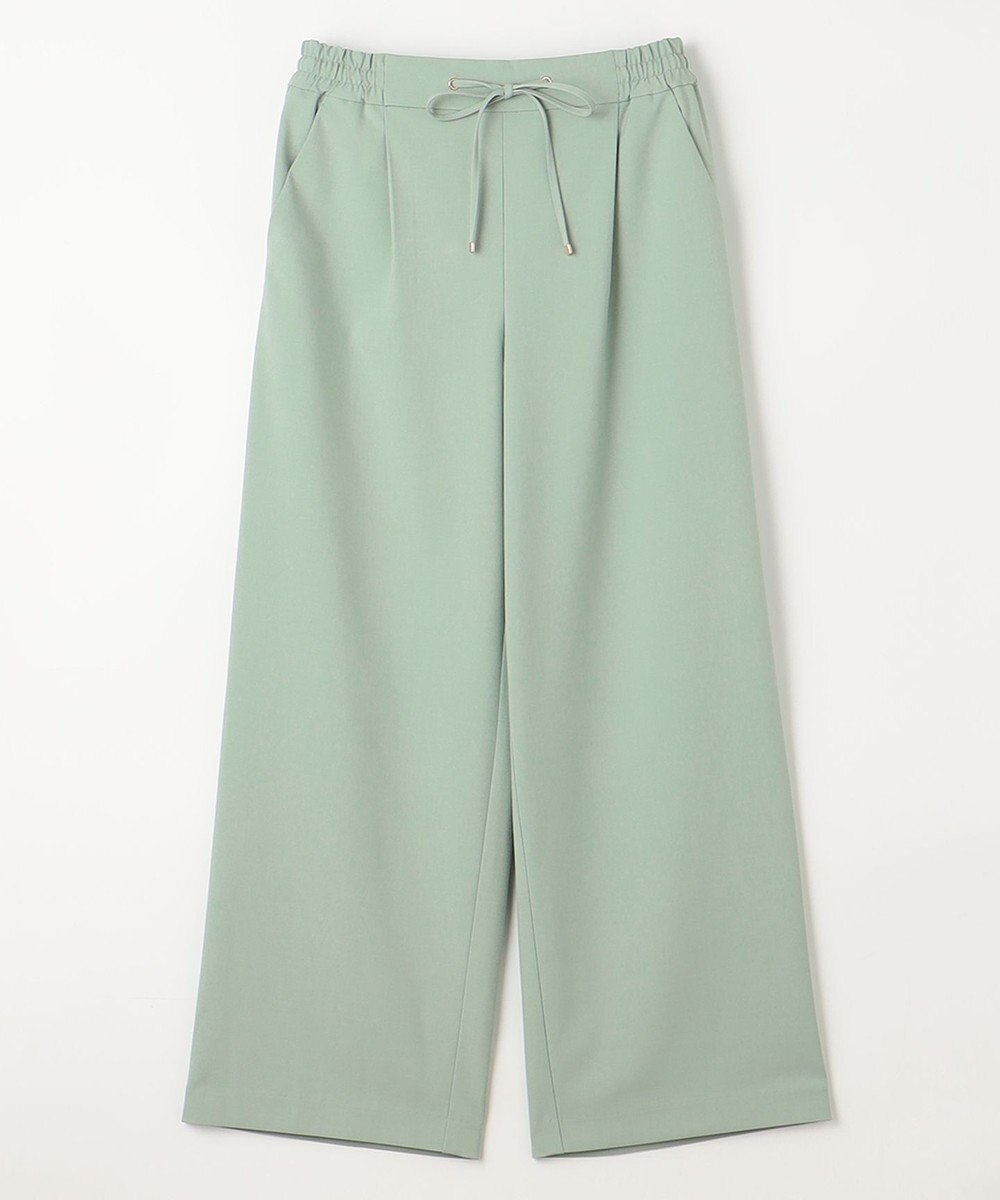 ANY L 【ウエストゴム/ストレッチ/セットアップ可】イージィケアストレッチワイドパンツ 