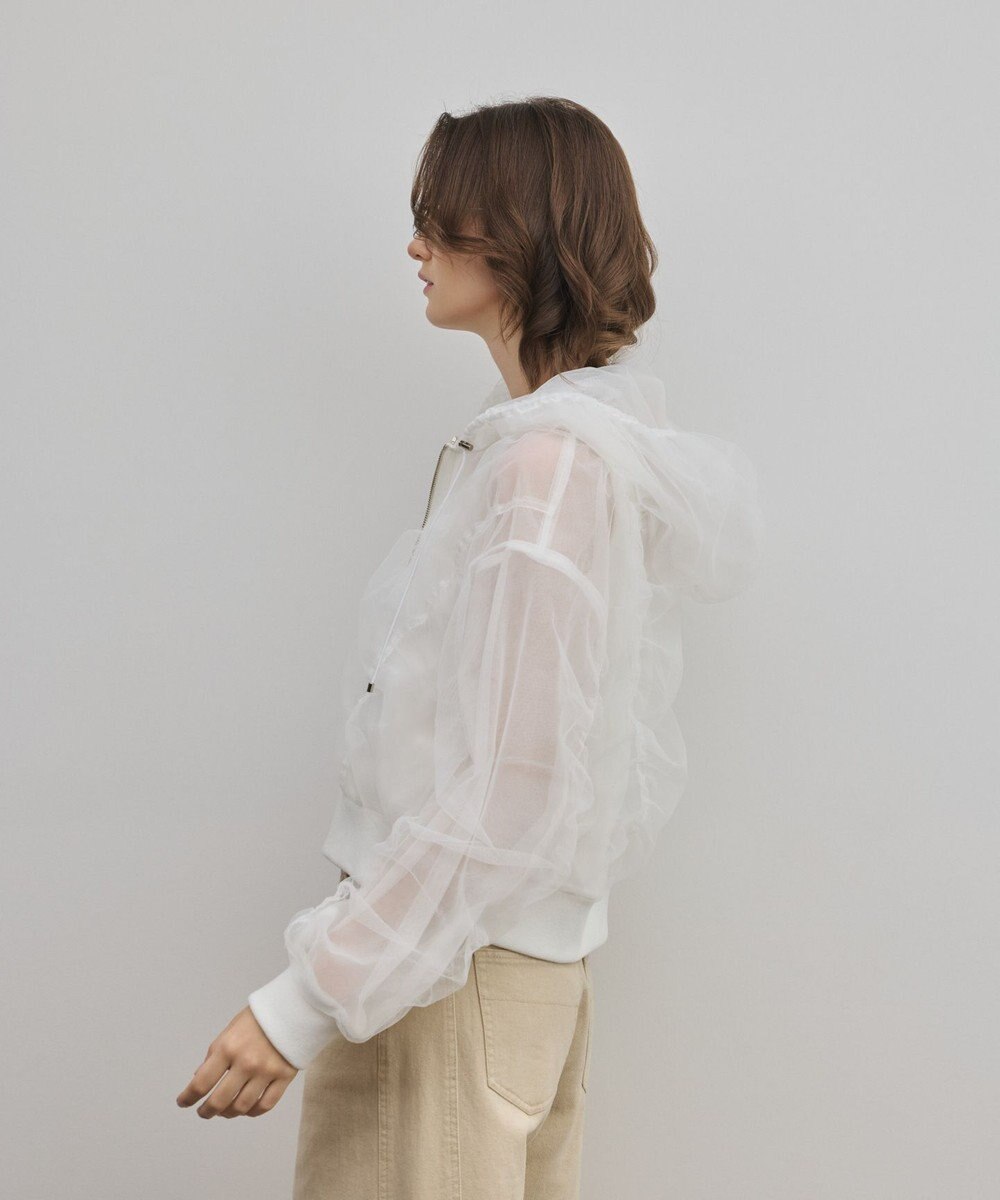 GRACE CONTINENTAL チュールパーカー 