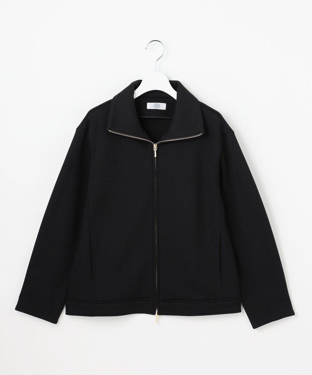 J.PRESS LADIES S 【WEB限定】ダンボールジャージー ハイネック ブルゾン 