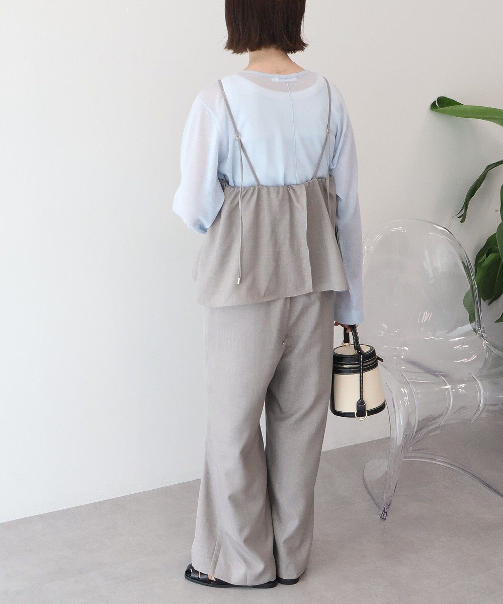 AMERICAN HOLIC リネンライクビスチェサロペット 