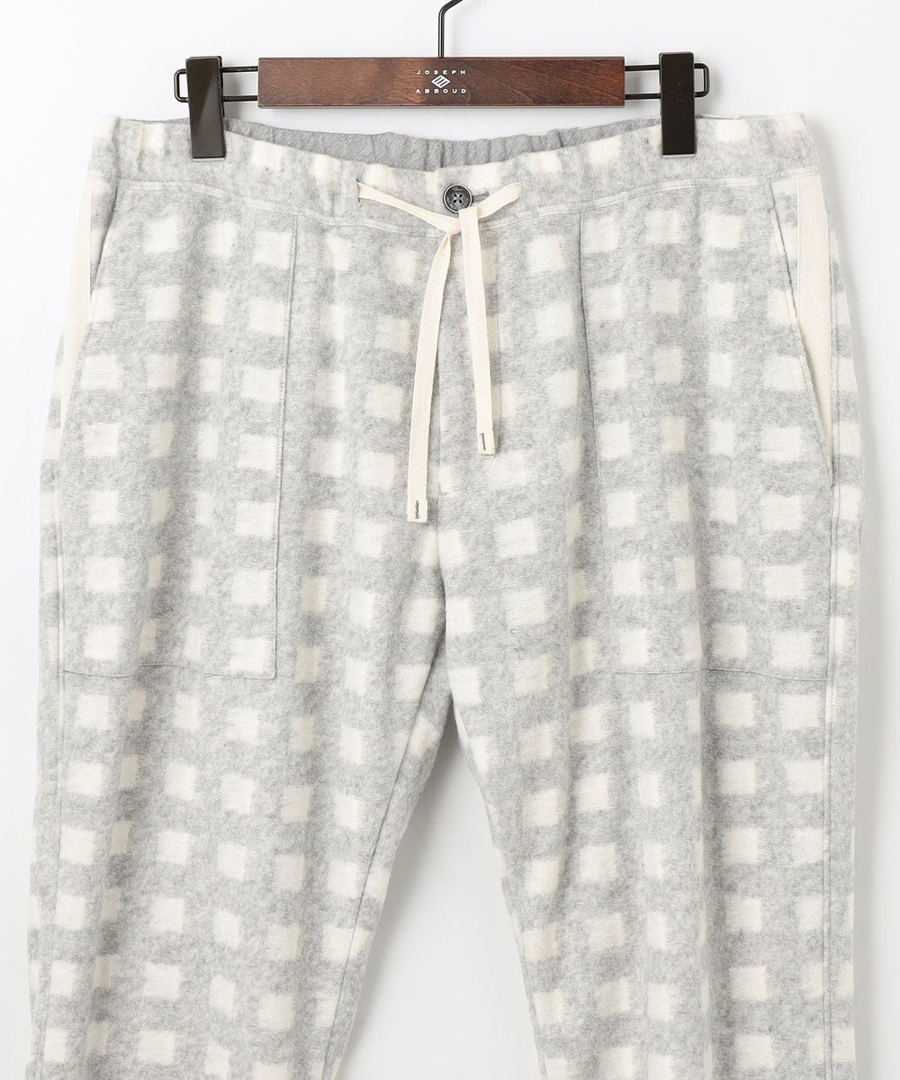 JOSEPH ABBOUD MOUNTAIN 【SPACE／UNISEX】フランネルジャージーチェック パンツ 