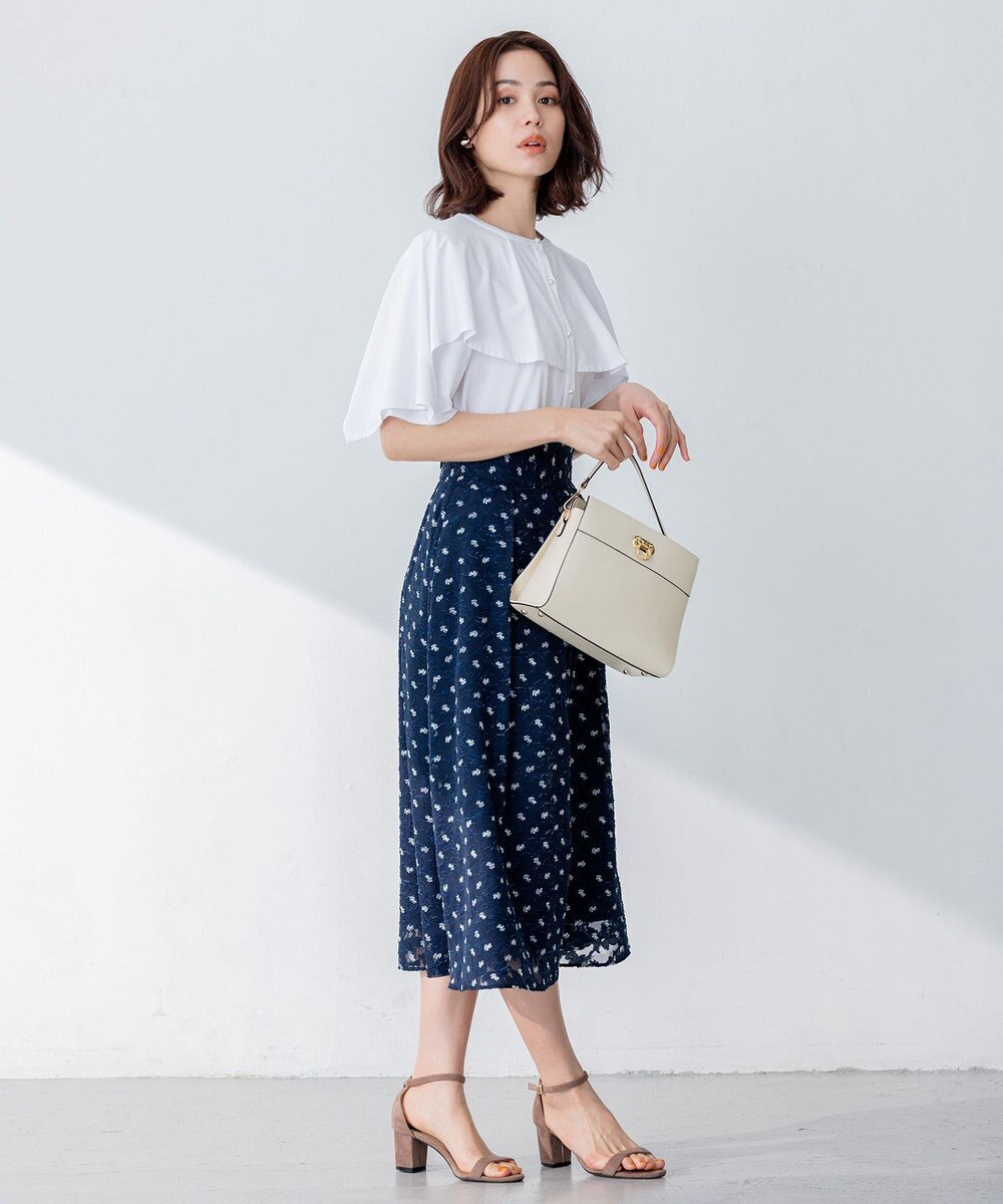 組曲 ディヴェールプリント スカート 