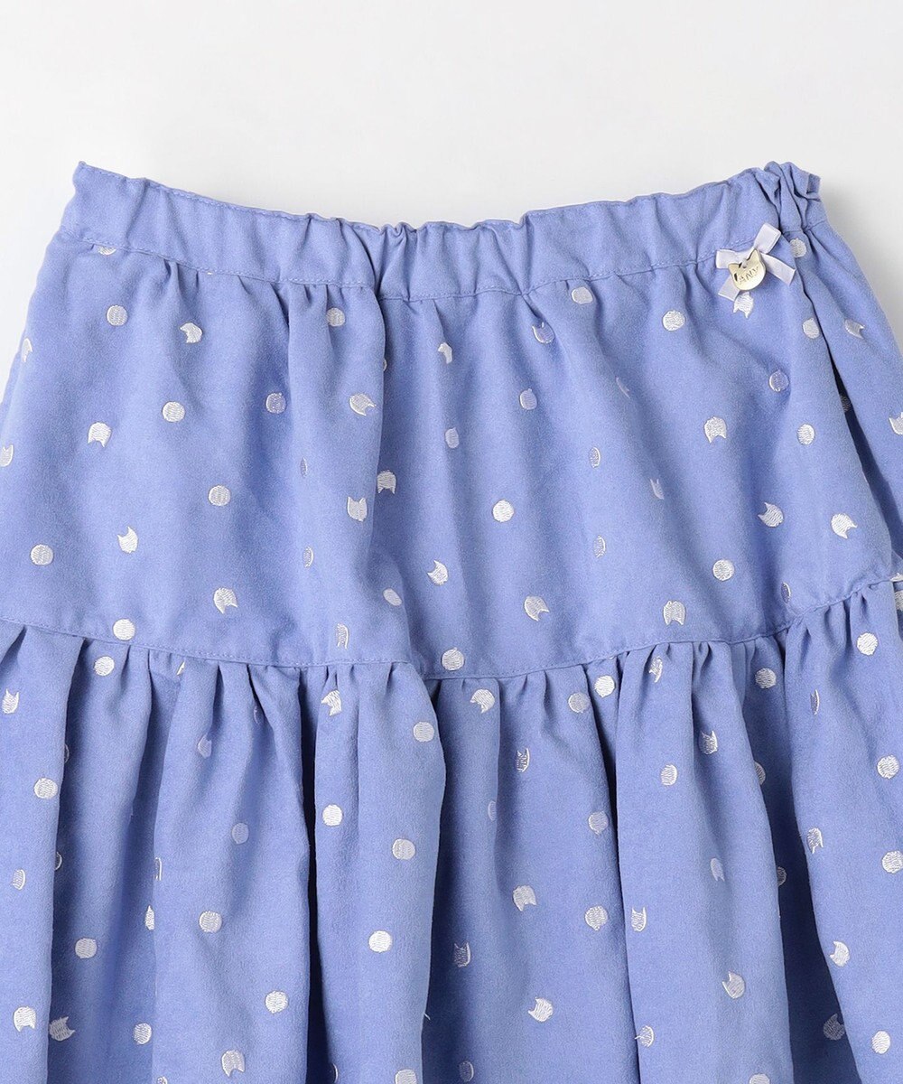 ANY KIDS ネコ×ドット刺繍 スキャッツ 