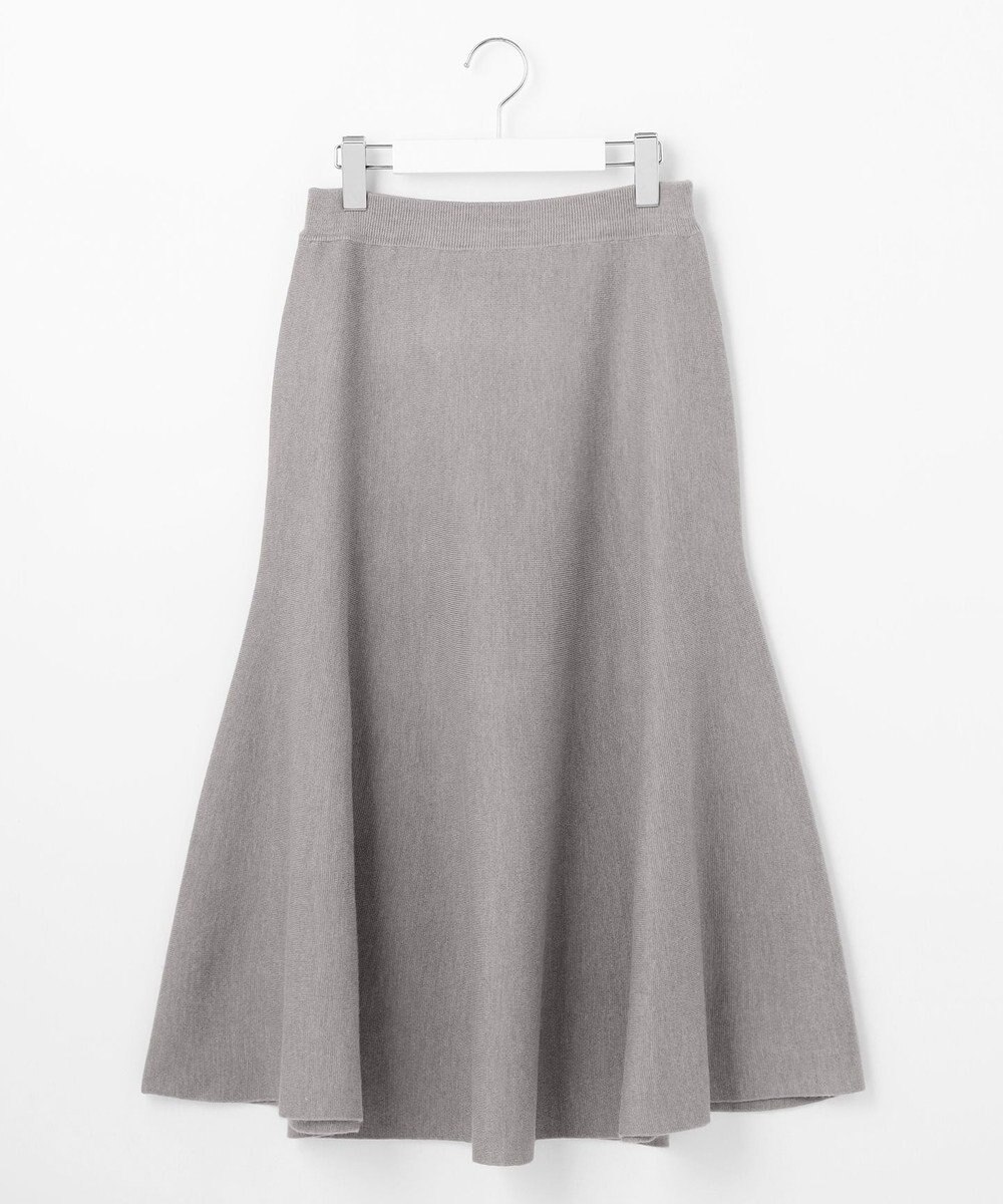 自由区 【セットアップ対応・洗える】ウールミラノニット スカート 