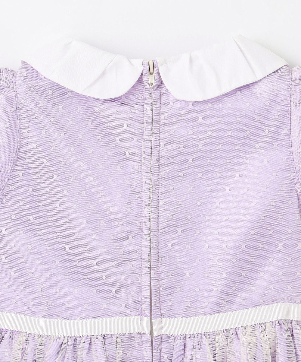 組曲 KIDS 【110-140㎝】チュールドット ドレス 