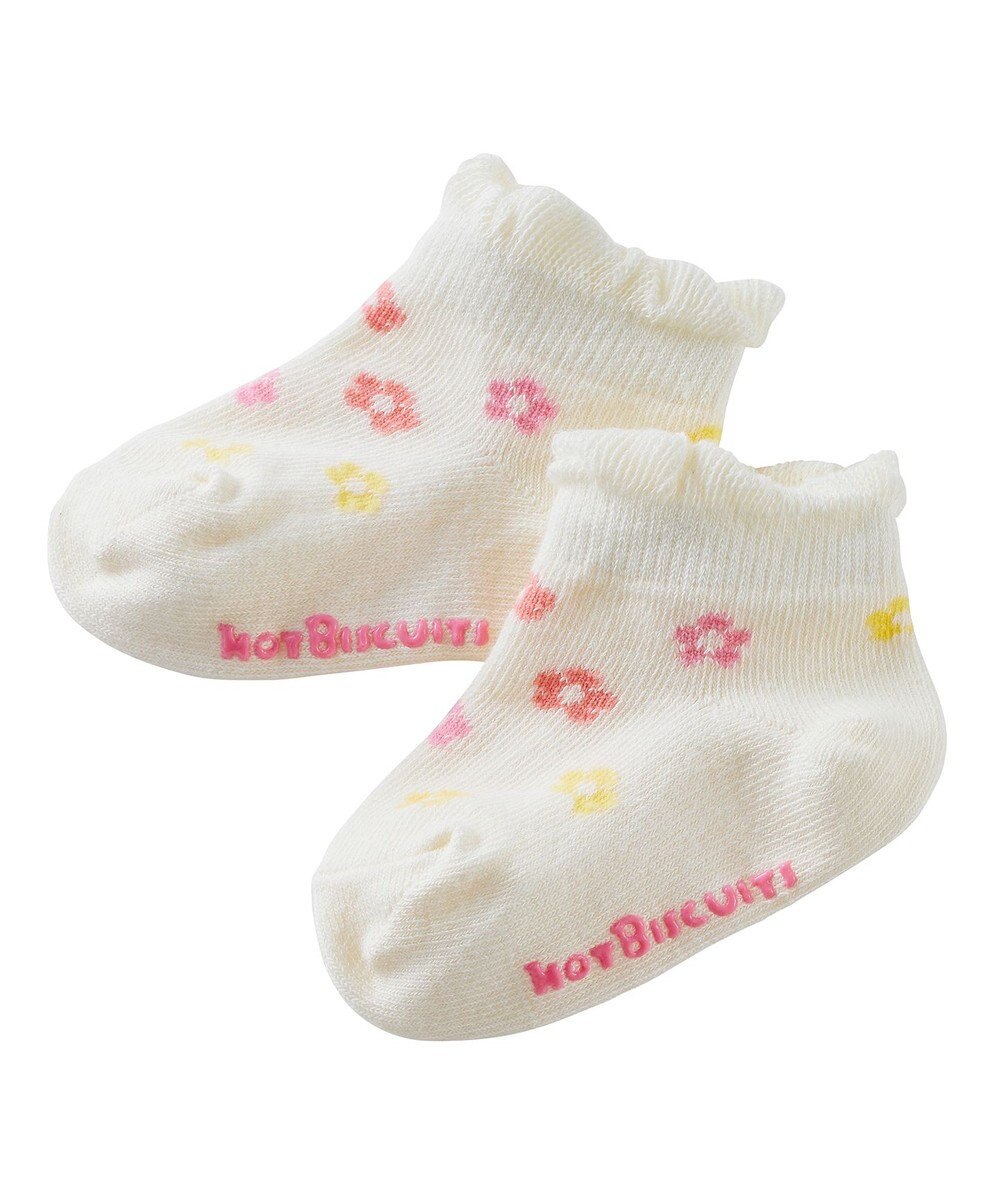 MIKI HOUSE HOT BISCUITS ワンポイント半袖Tシャツ＆ローカットソックスギフトセット【BOX付き】 