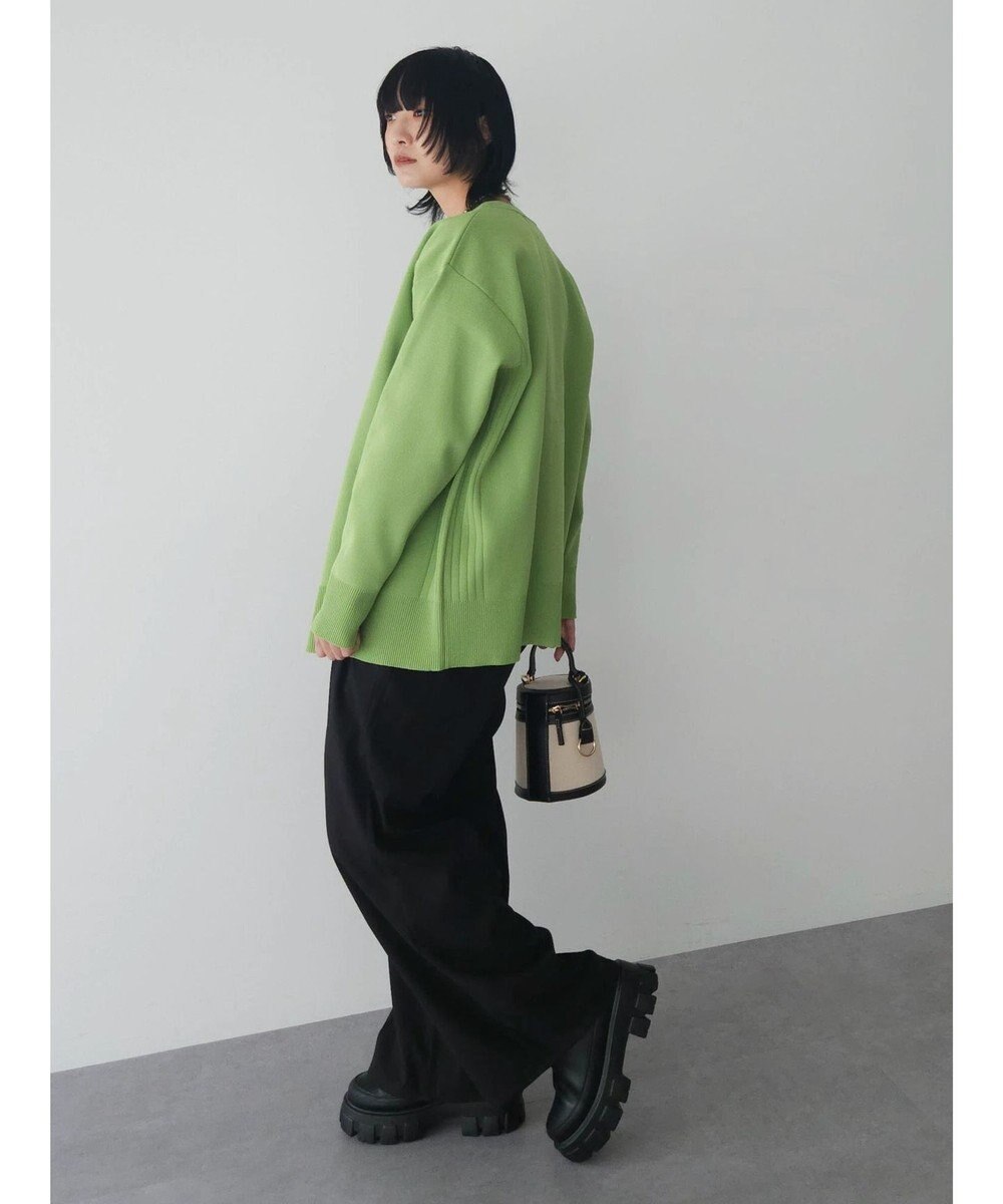 Green Parks かるい クルーネックカーディガン 