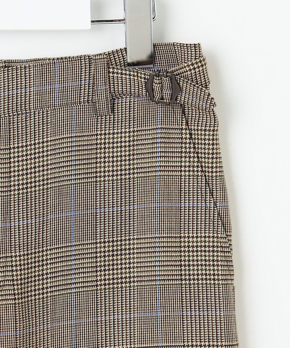 J.PRESS LADIES モナベールツイル チェック ワイド パンツ 