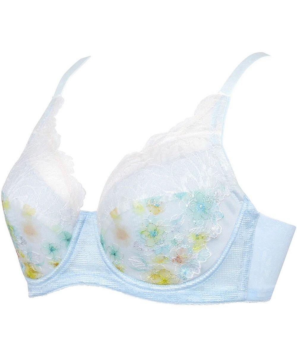 Wing ブラジャー 夏のブラストレスから解放 汗の不快感を軽減(カップ肌側・ワイヤーループ・バック) 背中すっきり 【ときはなつブラ】 フルカップ KB2172 ウイング／ワコール 