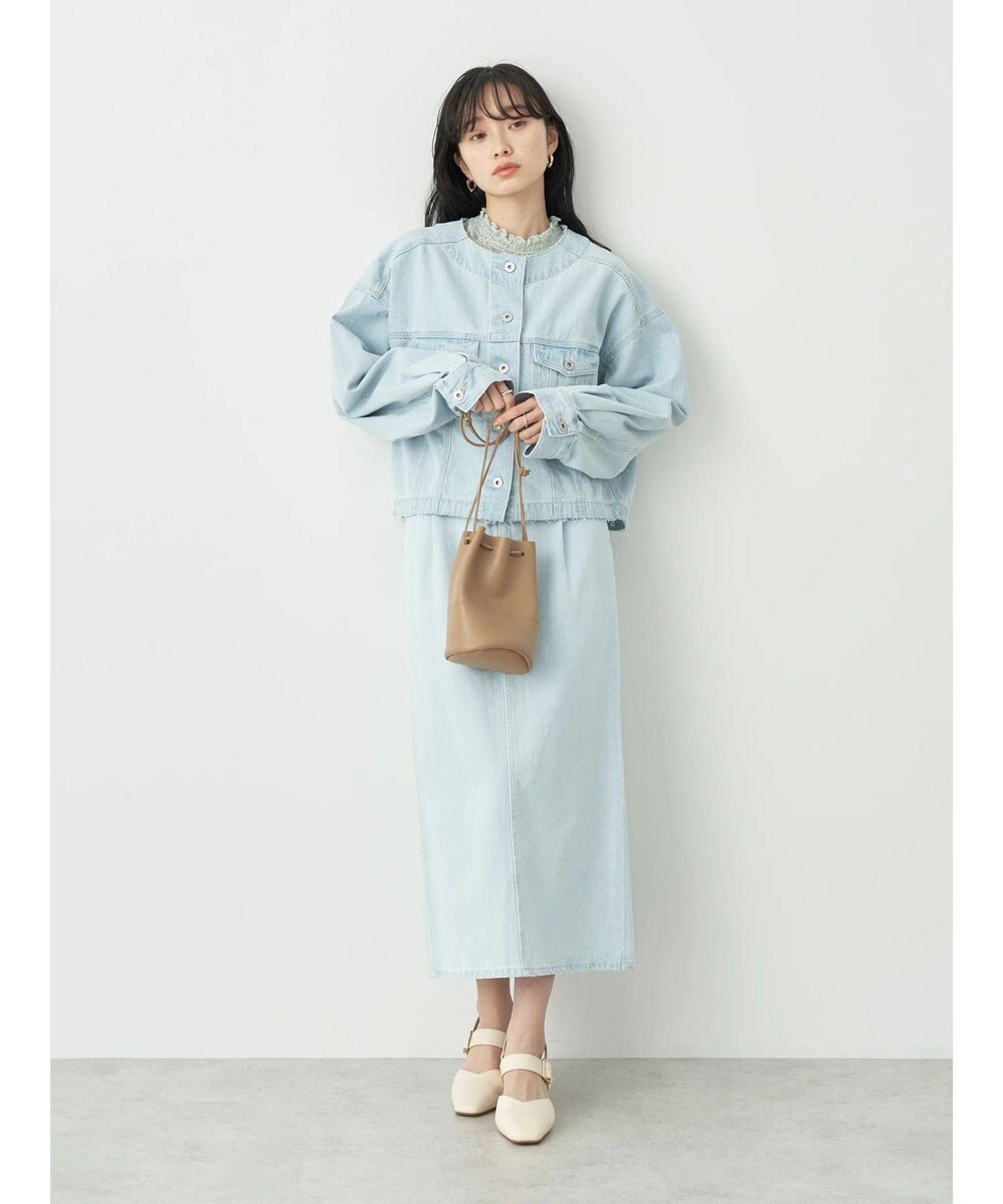 earth music&ecology ノーカラーＧジャン 