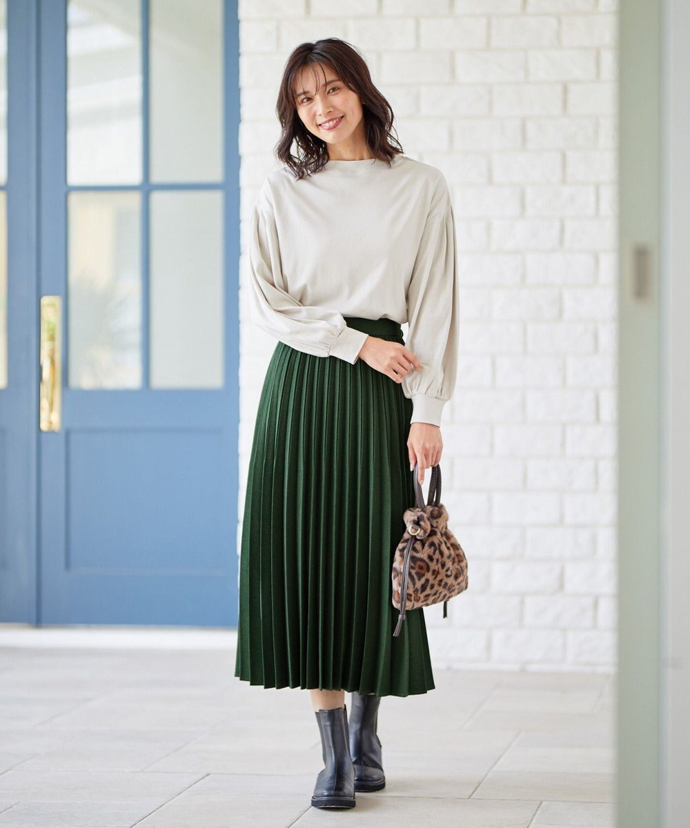 ANY プレミアム モックネック長袖Tシャツ 