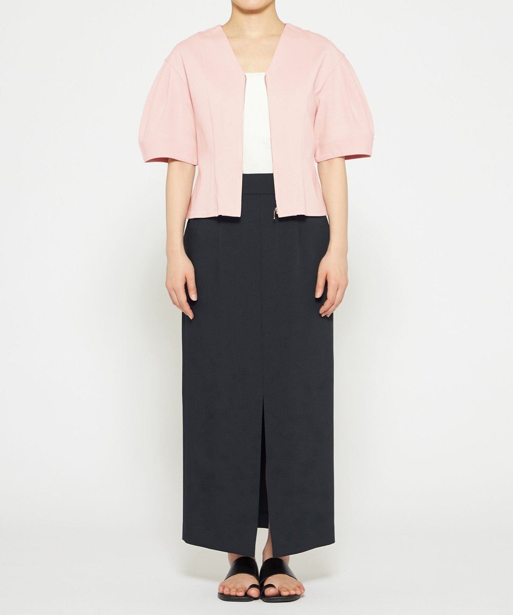 uncrave 【接触冷感・UVカット】ダブルフェイスジャージー 2WAYブラウス（uncrave STANDARD） 