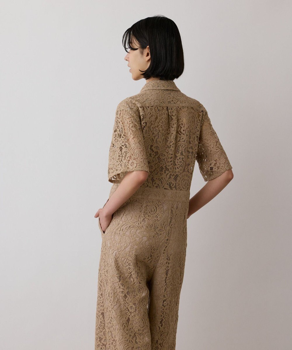 GRACE CONTINENTAL コードレースジャンプスーツ 