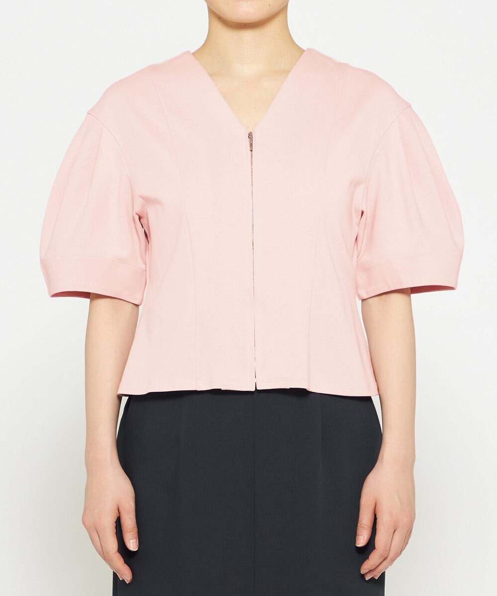 uncrave 【接触冷感・UVカット】ダブルフェイスジャージー 2WAYブラウス（uncrave STANDARD） 