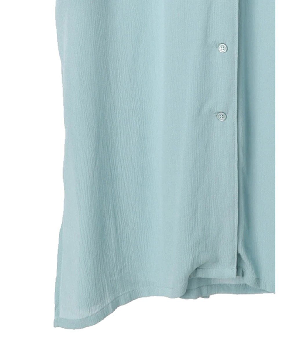 AMERICAN HOLIC 楊柳Ｗポケット開襟ワンピース 