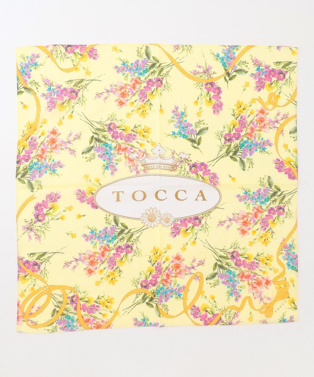 TOCCA YELLOW BOUQUET HANDKERCHIEF ハンカチ イエロー系