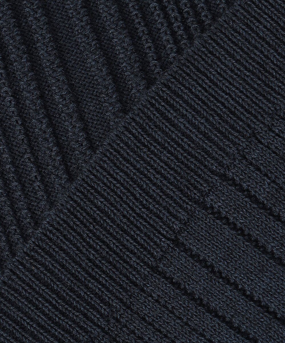 JOSEPH ABBOUD 【オーガニックコットン】JOE COTTONエアーパールリブ ニット 