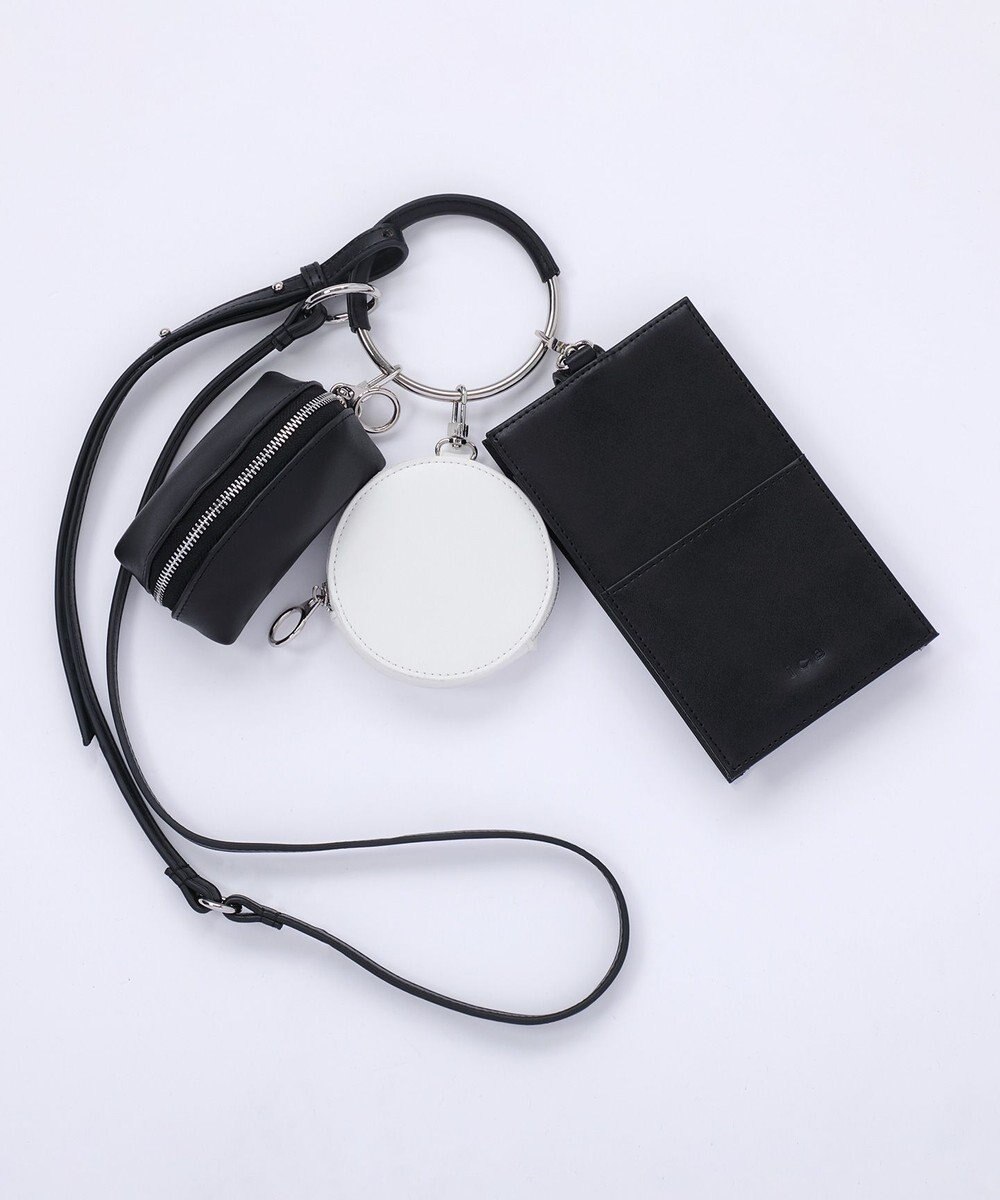 ICB 【人気のためさらに新色追加・全5色展開】 3ピースチャームバッグ 