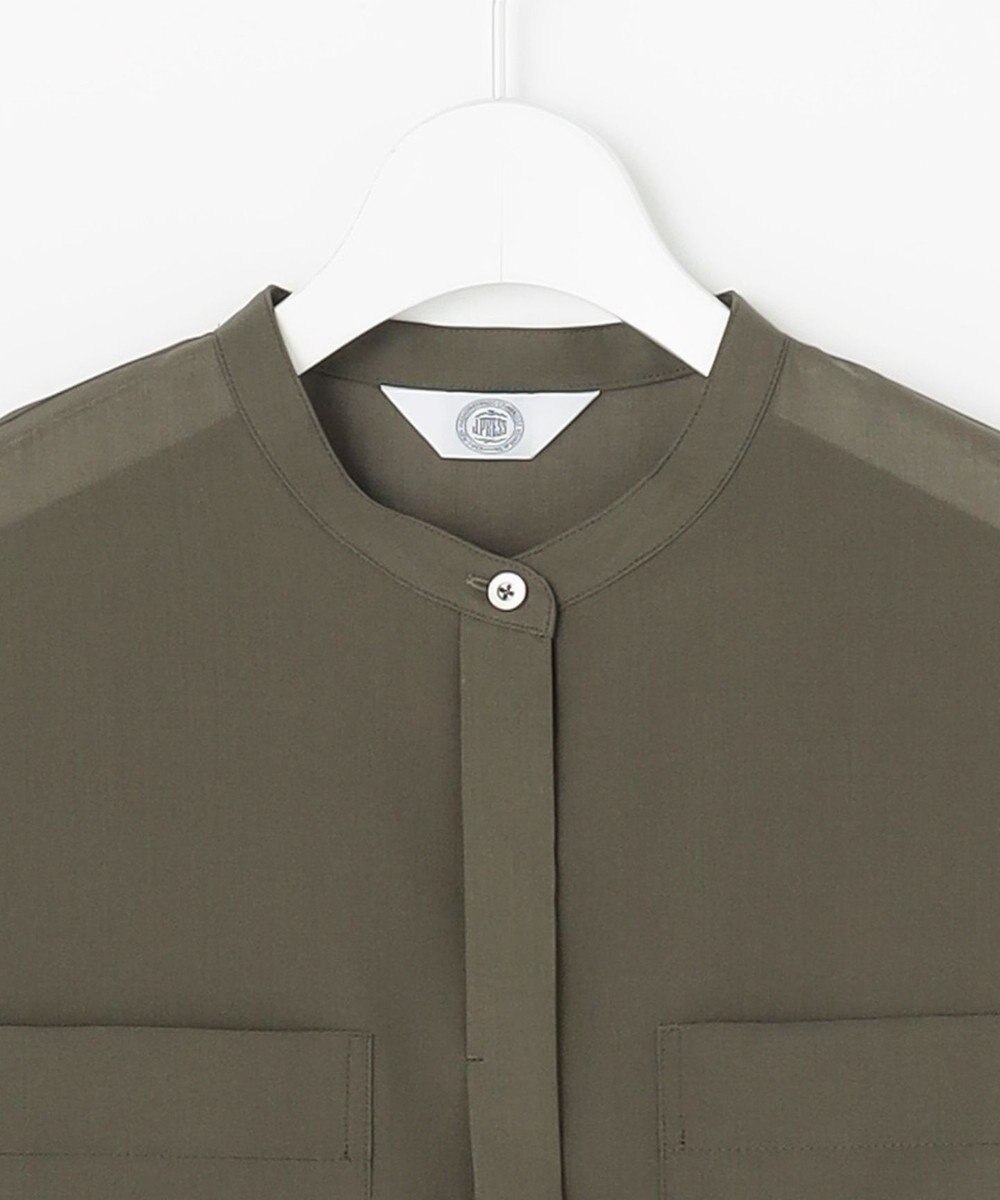 J.PRESS LADIES S RELAXION Sheer ボイル ブラウス 