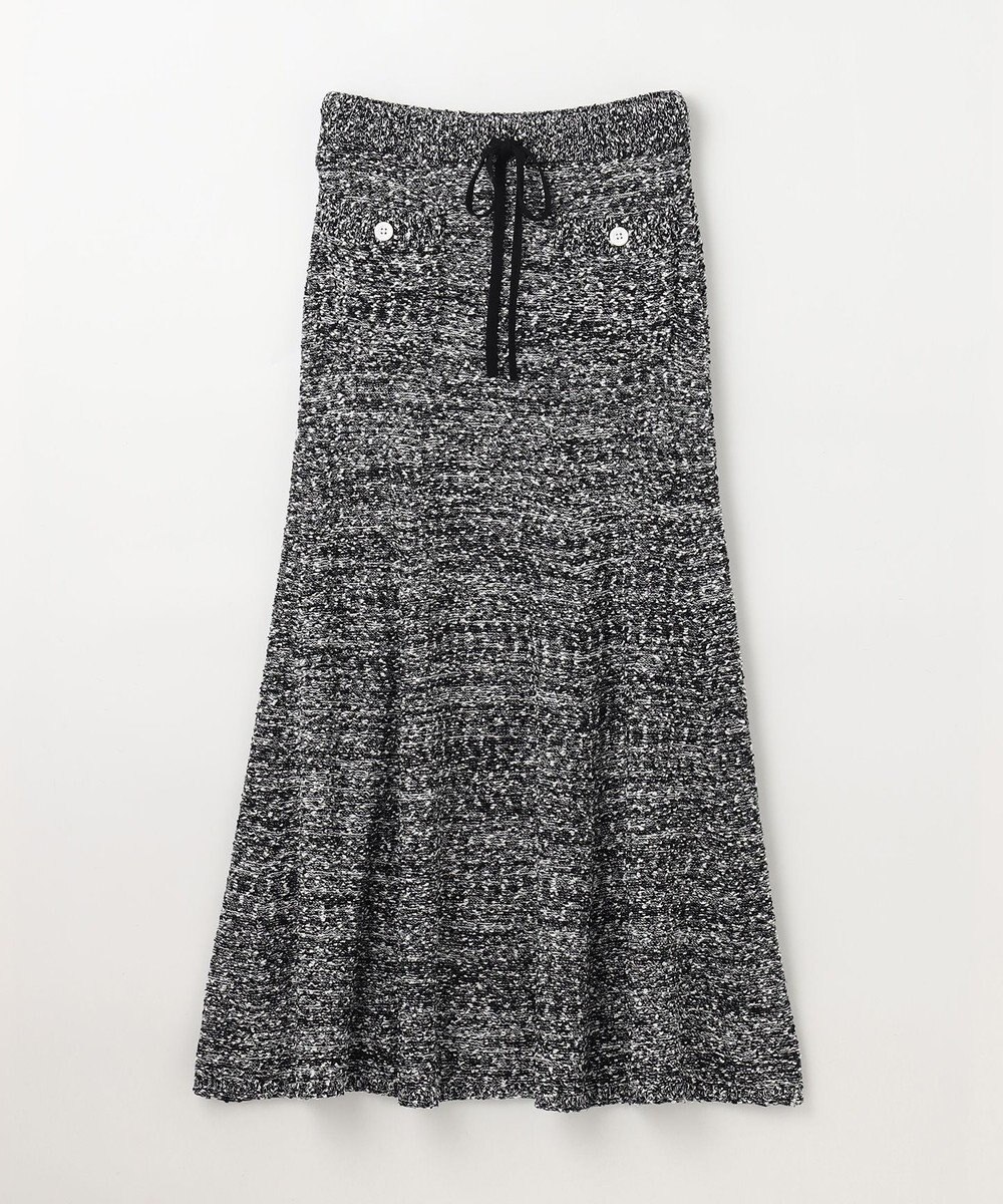 GRACE CONTINENTAL ネップツイードニットスカート 