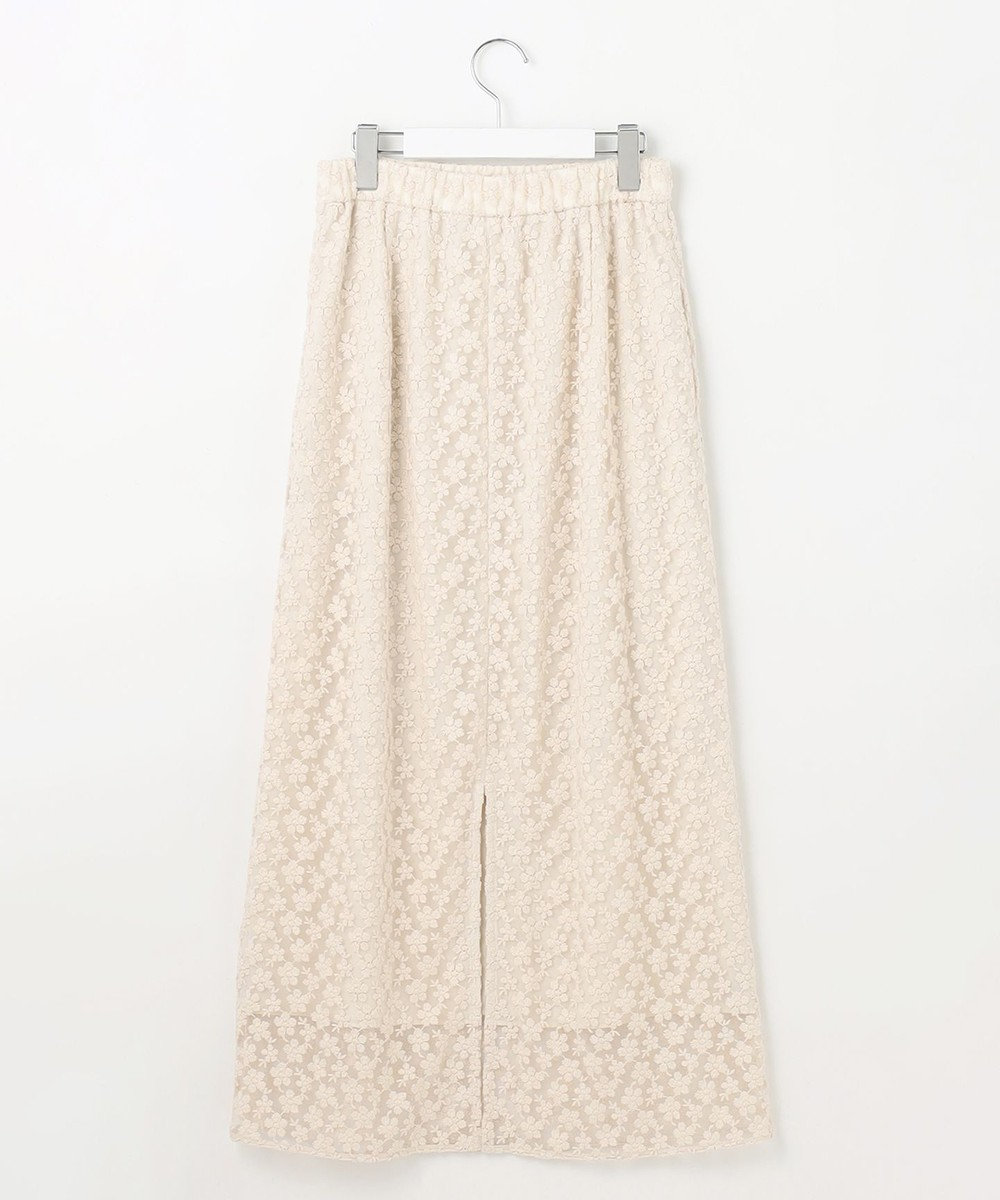 自由区 【カトリエムブーケ】Fleurs flottantes フラワーモチーフスカート 