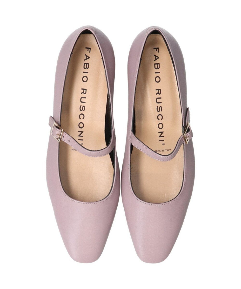 INTER-CHAUSSURES 【FABIO RUSCONI】スクエアトウワンストラップパンプス 