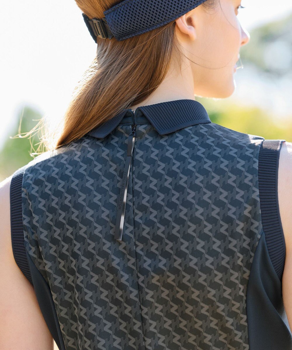ZERO HALLIBURTON モノグラム柄ノースリーブワンピース ZHG-W6S7b 85221 