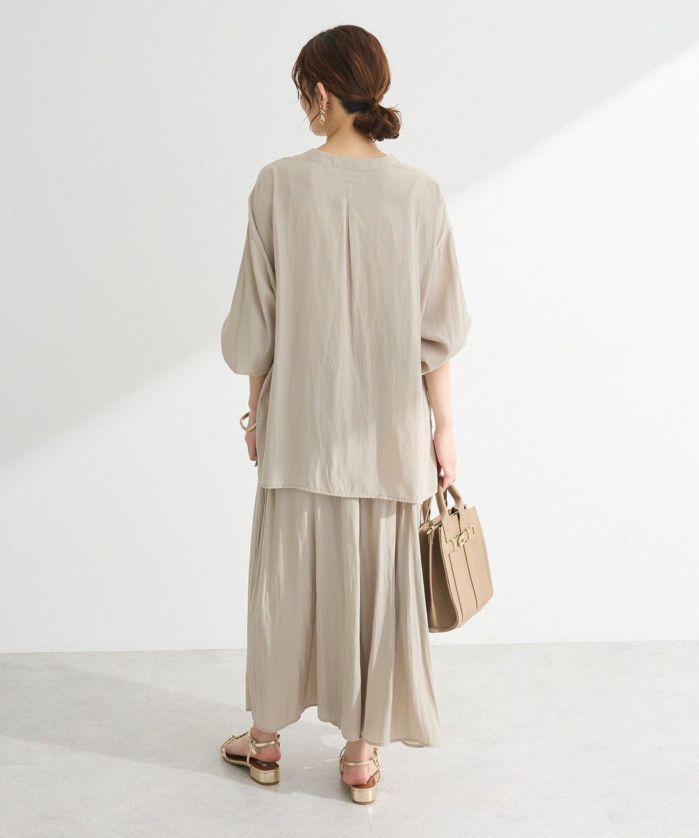 Green Parks サラフレブラウス（無地） 