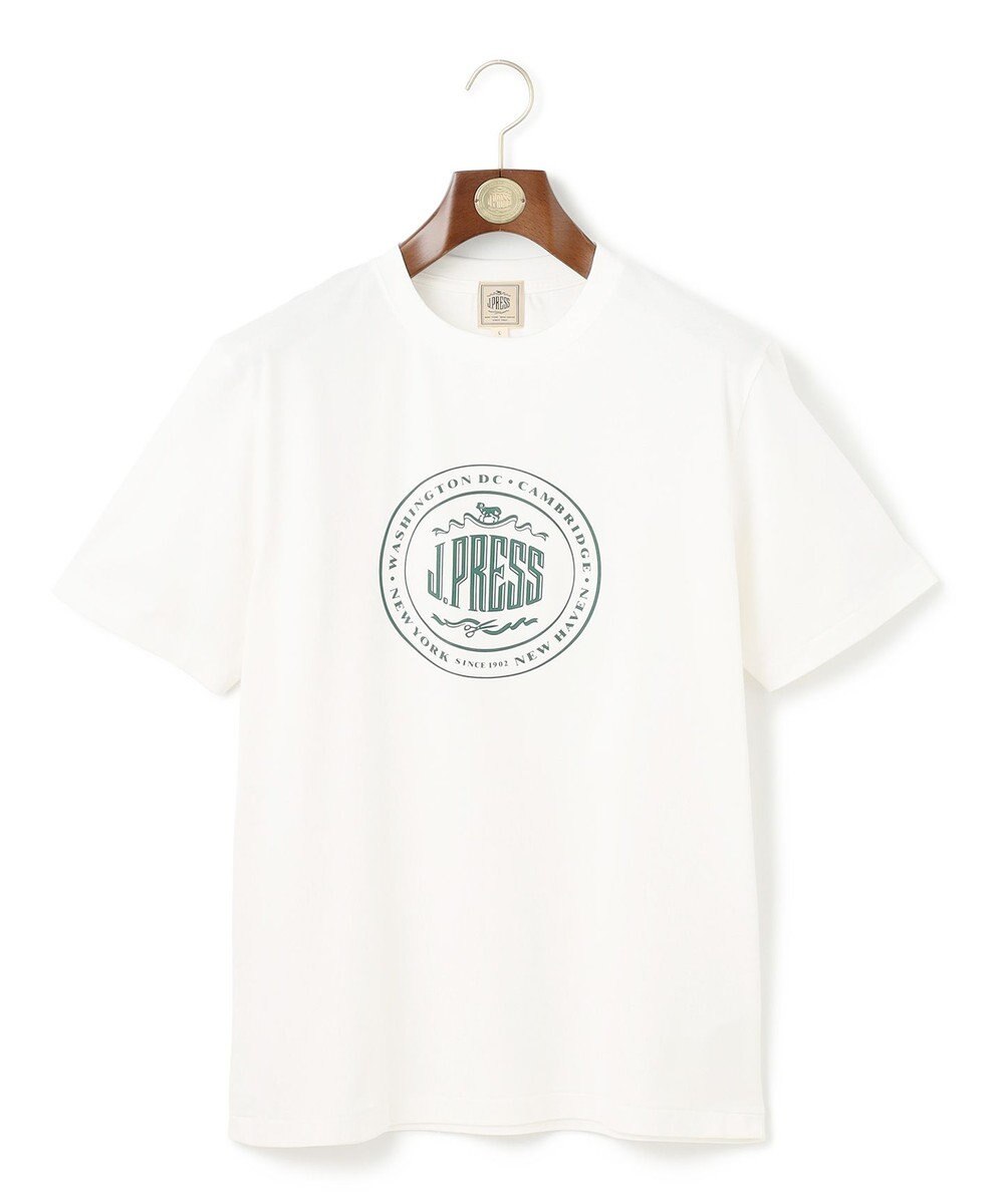 J.PRESS MEN 【WEB限定】オーバルロゴ Tシャツ 