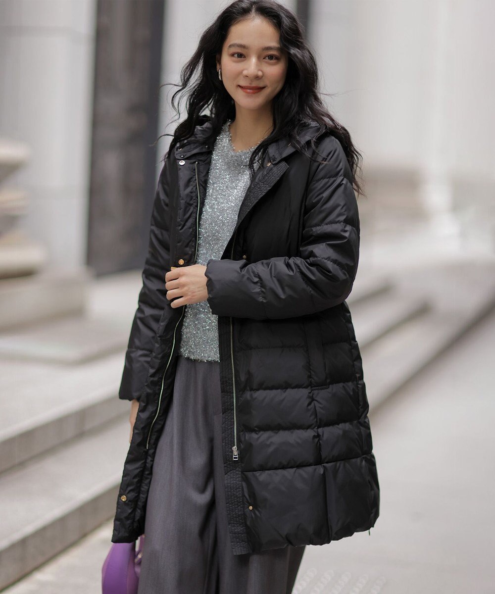 組曲 ライトタフタロング ダウン 