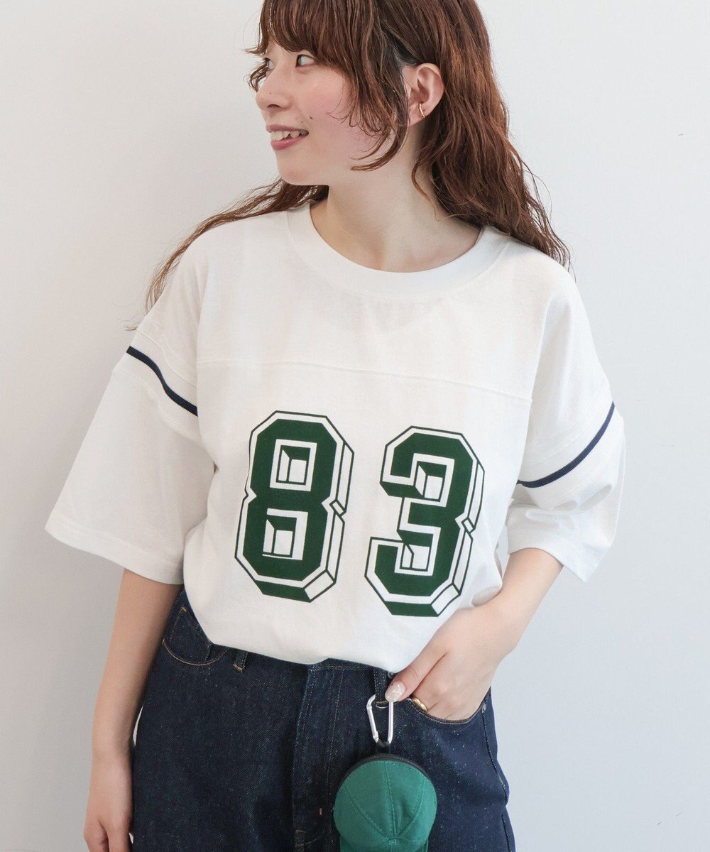 AMERICAN HOLIC 【RUSSELL】フットボールTシャツ 