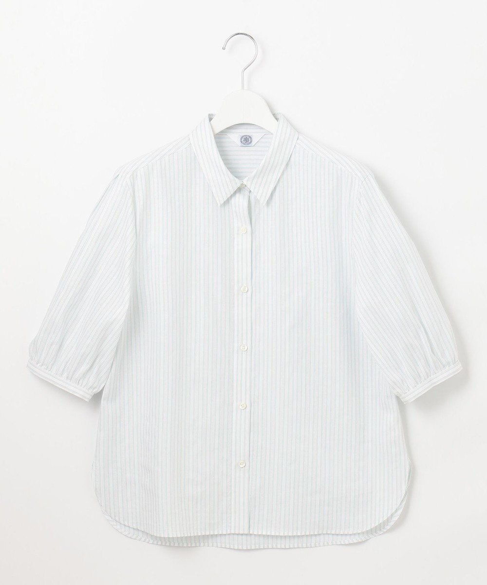 J.PRESS LADIES L 【洗える】BEZ 空羽ストライプ シャツ ブラウス 