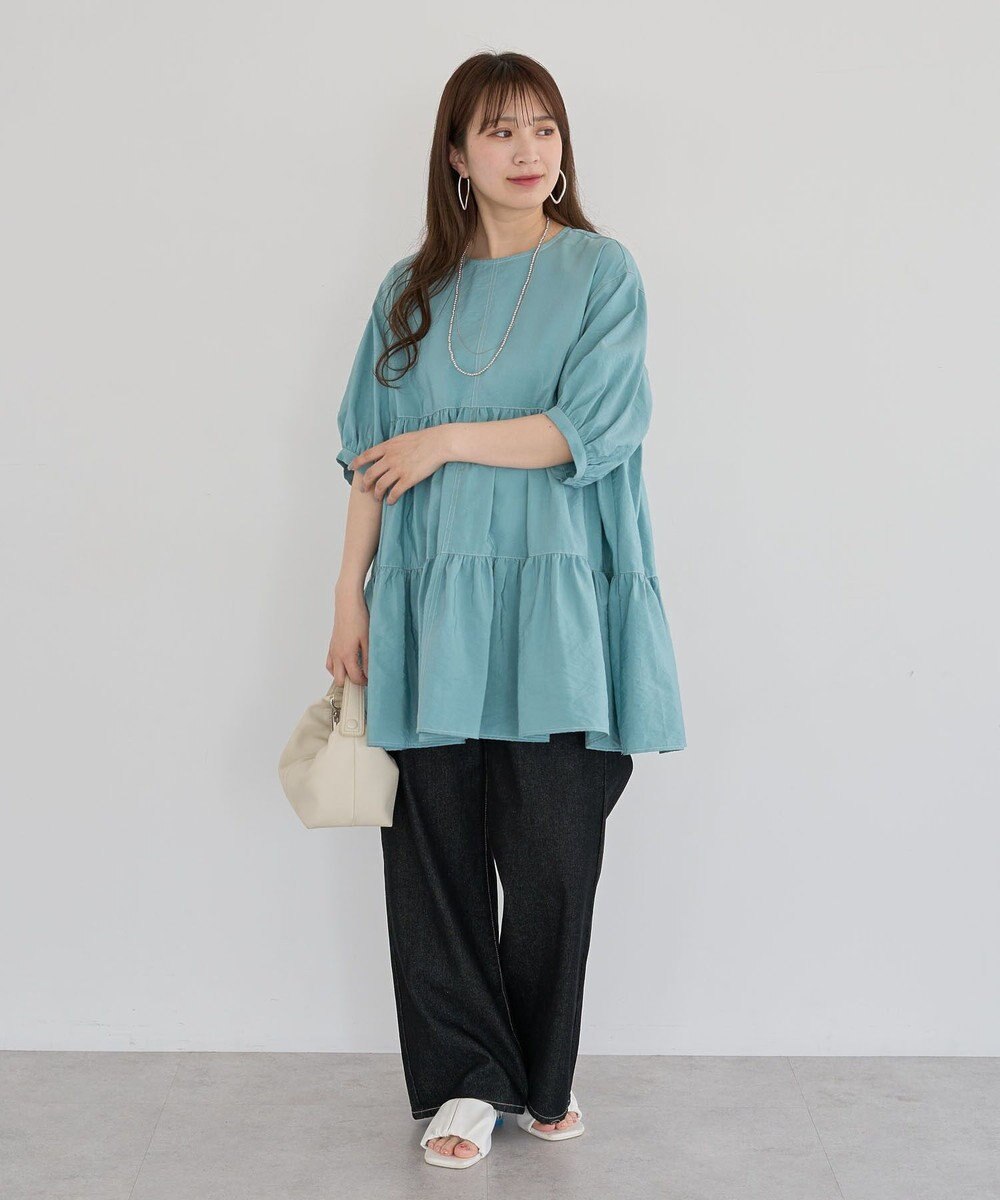 Green Parks ・ＥＬＥＮＣＡＲＥ　ＤＵＥ　ティアードチュニック 