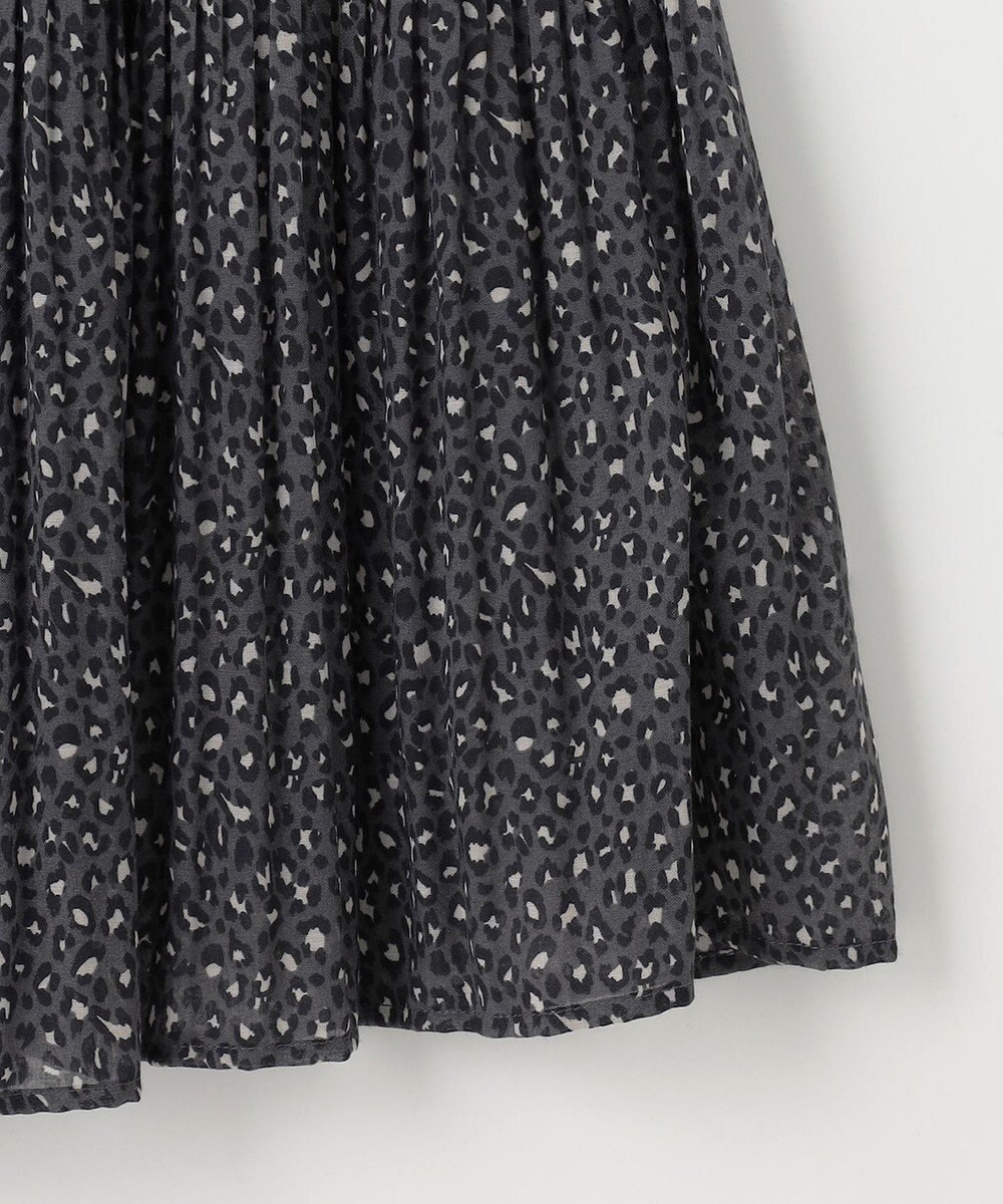 SHARE PARK LADIES レオパードプリーツスカート 
