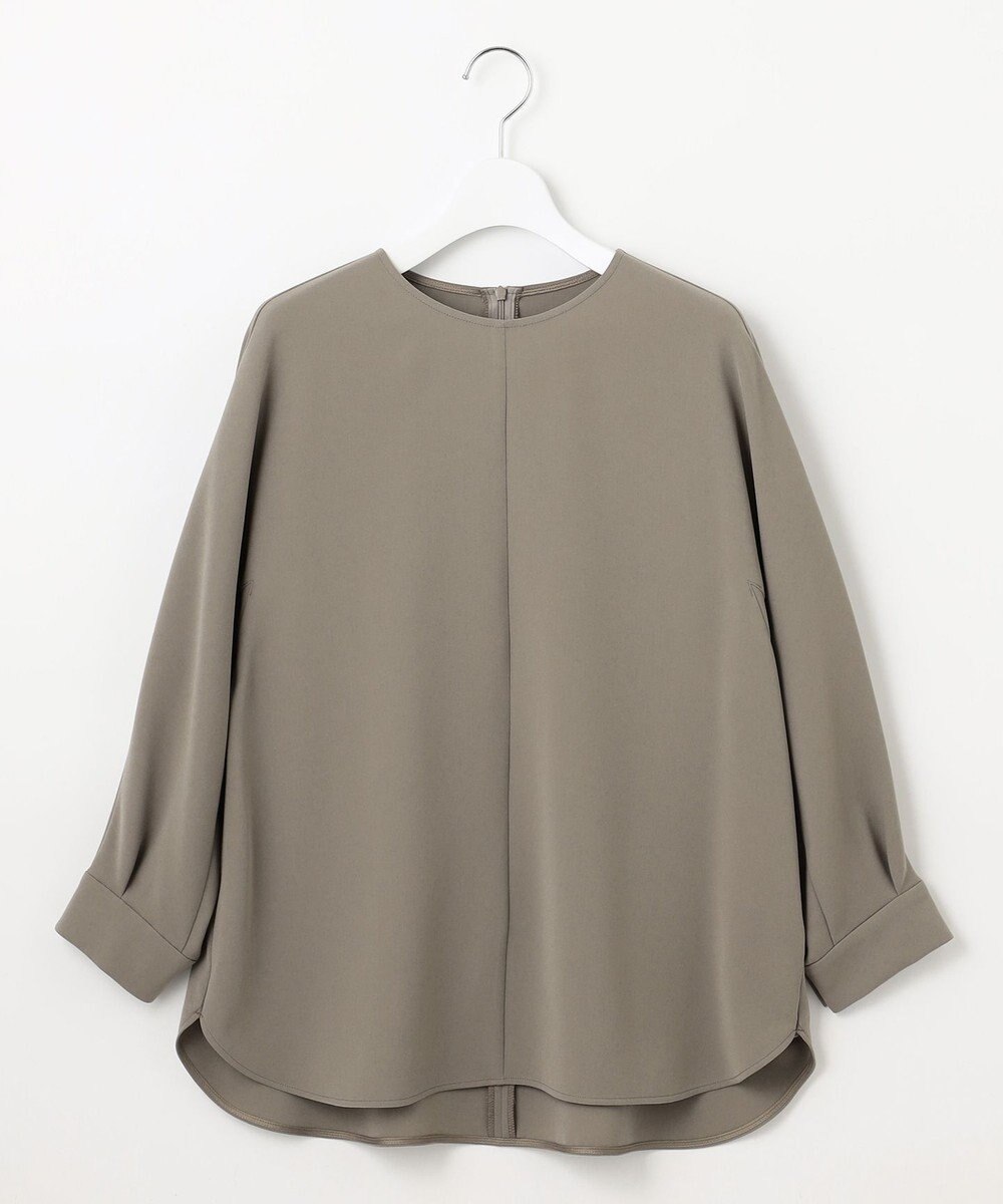 自由区 L 【17号サイズまで展開・カタログ掲載・セットアップ対応】トリアセダブルクロス ブラウス 