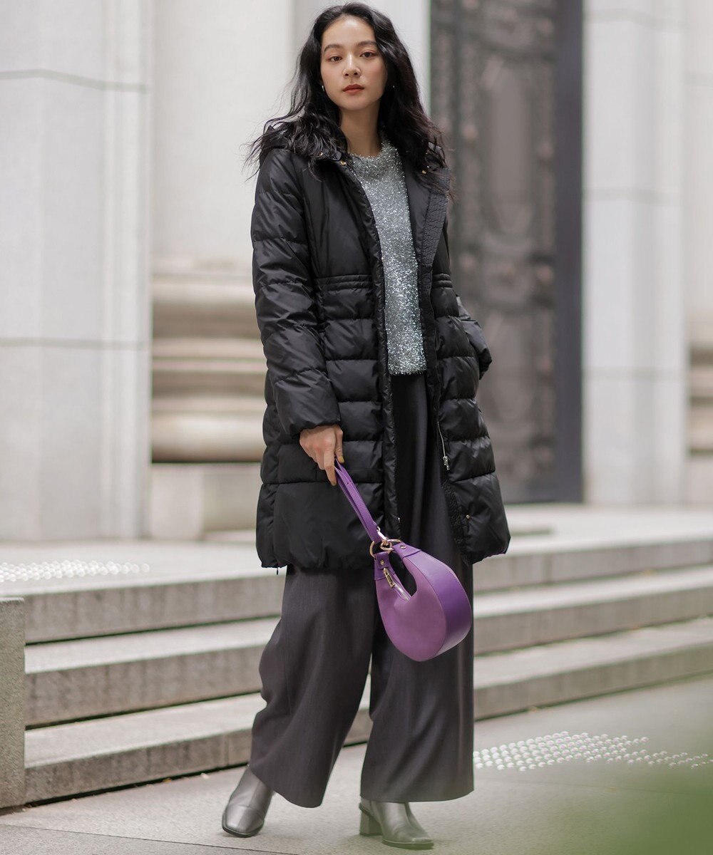 組曲 ライトタフタロング ダウン 