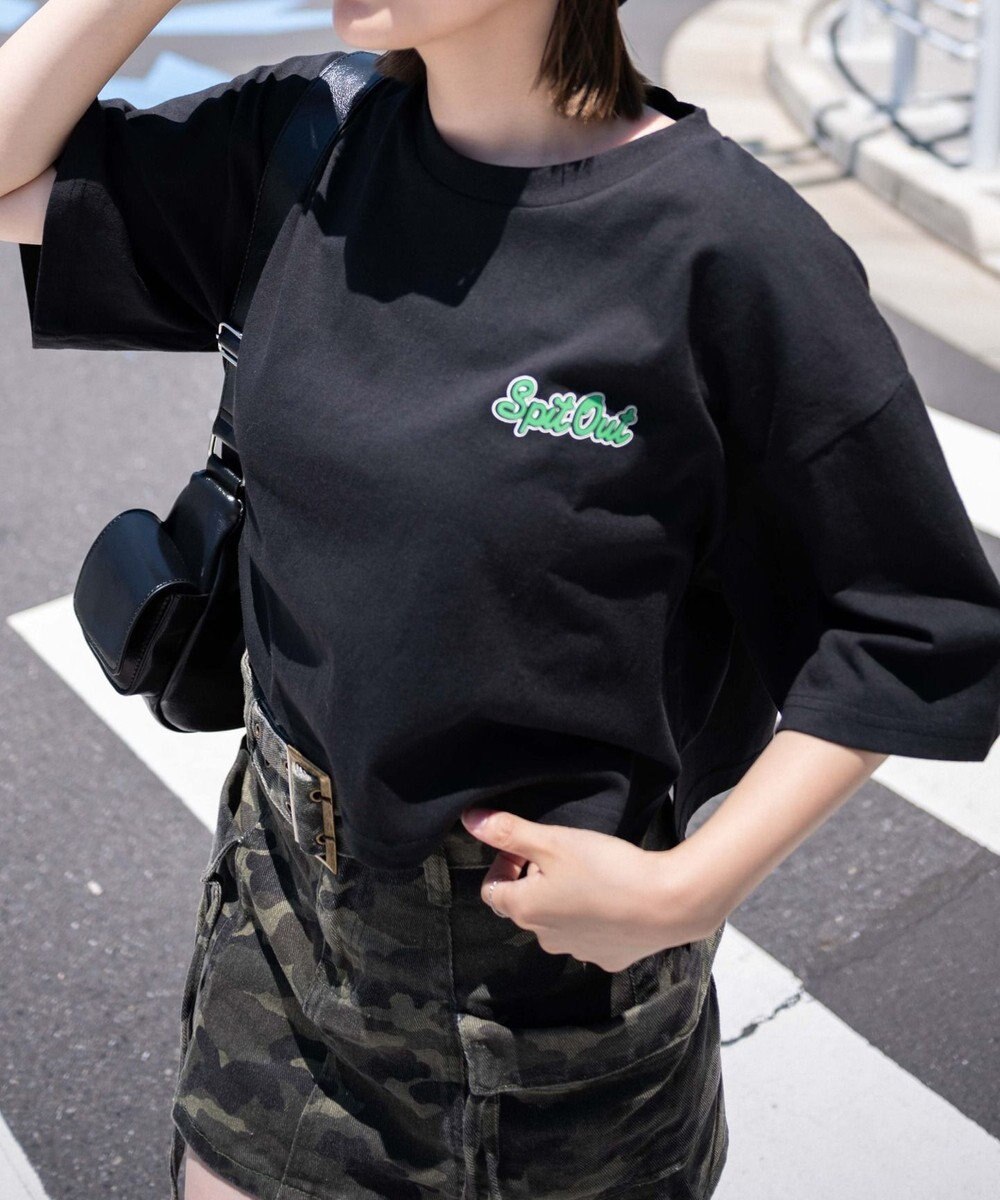 WEGO イラストモチーフグラフィックショートT 