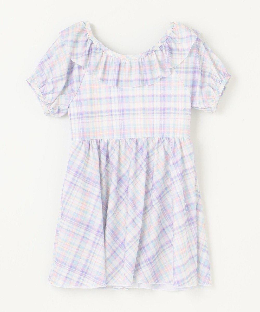 ANY KIDS チェック柄 セパレート 水着 