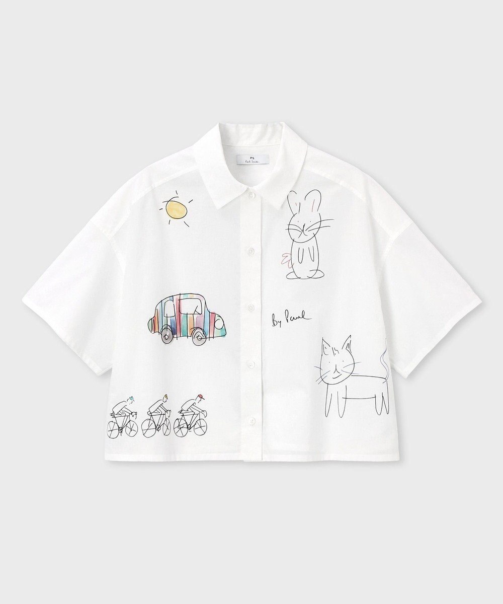Paul Smith Drawn by Paul ドゥードゥル 半袖シャツ 