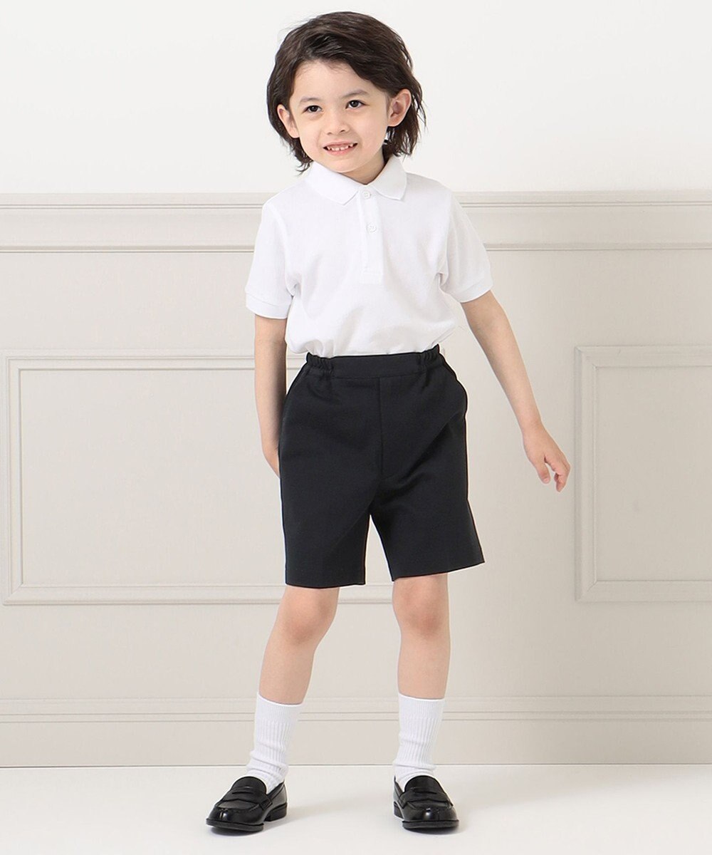 J.PRESS KIDS 【90-130cm】40／2鹿の子 ポロシャツ(半袖・刺繍なし） 