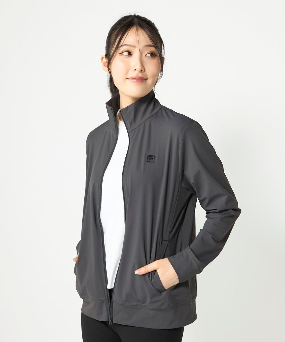 FILA GOLF／marie claire 【FILA GOLF】スタンドカラーフルジップブルゾン 