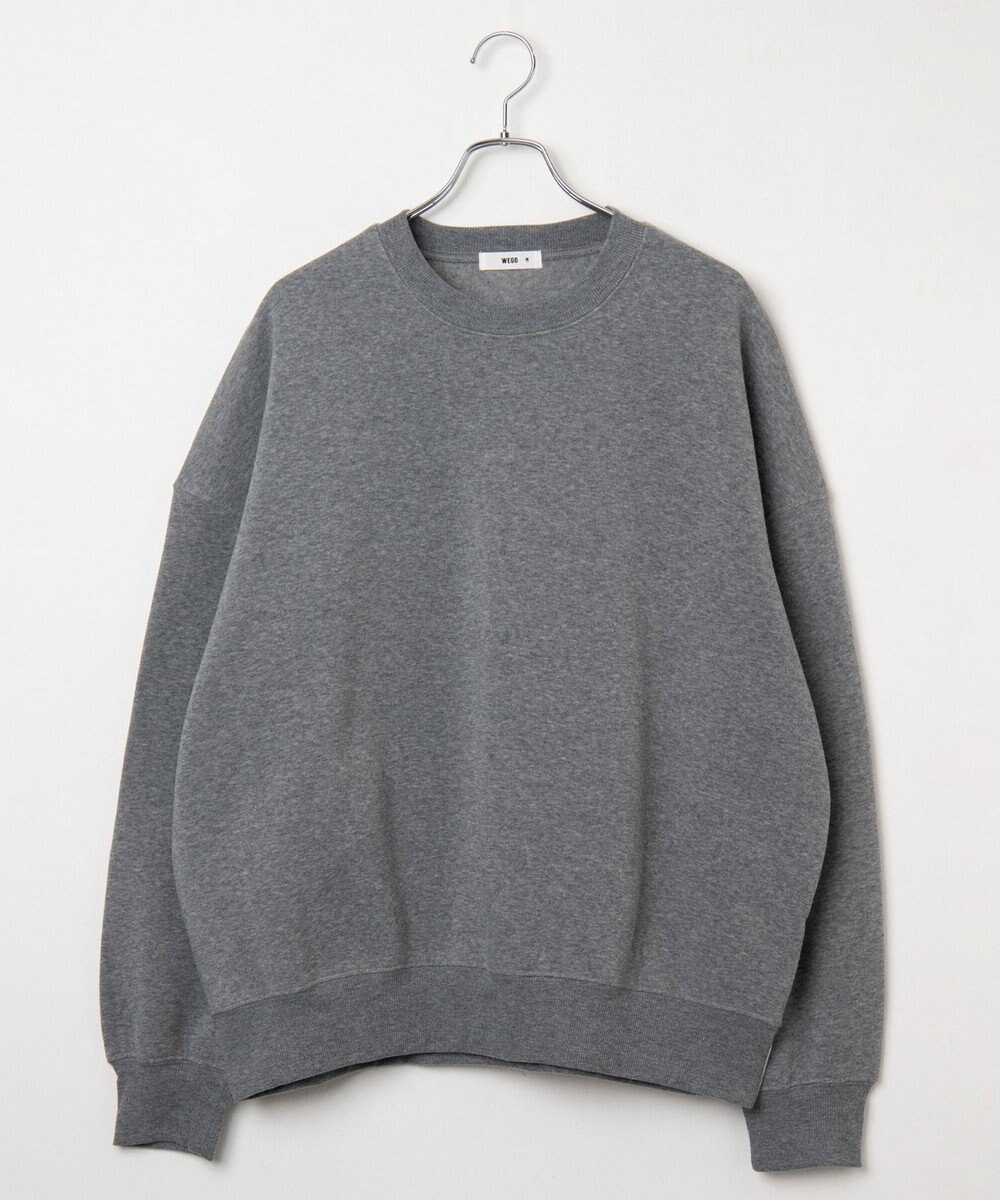 WEGO 【ユニセックス着用/MLXLサイズ展開/新色追加/裏起毛】スウェットプルオーバー 