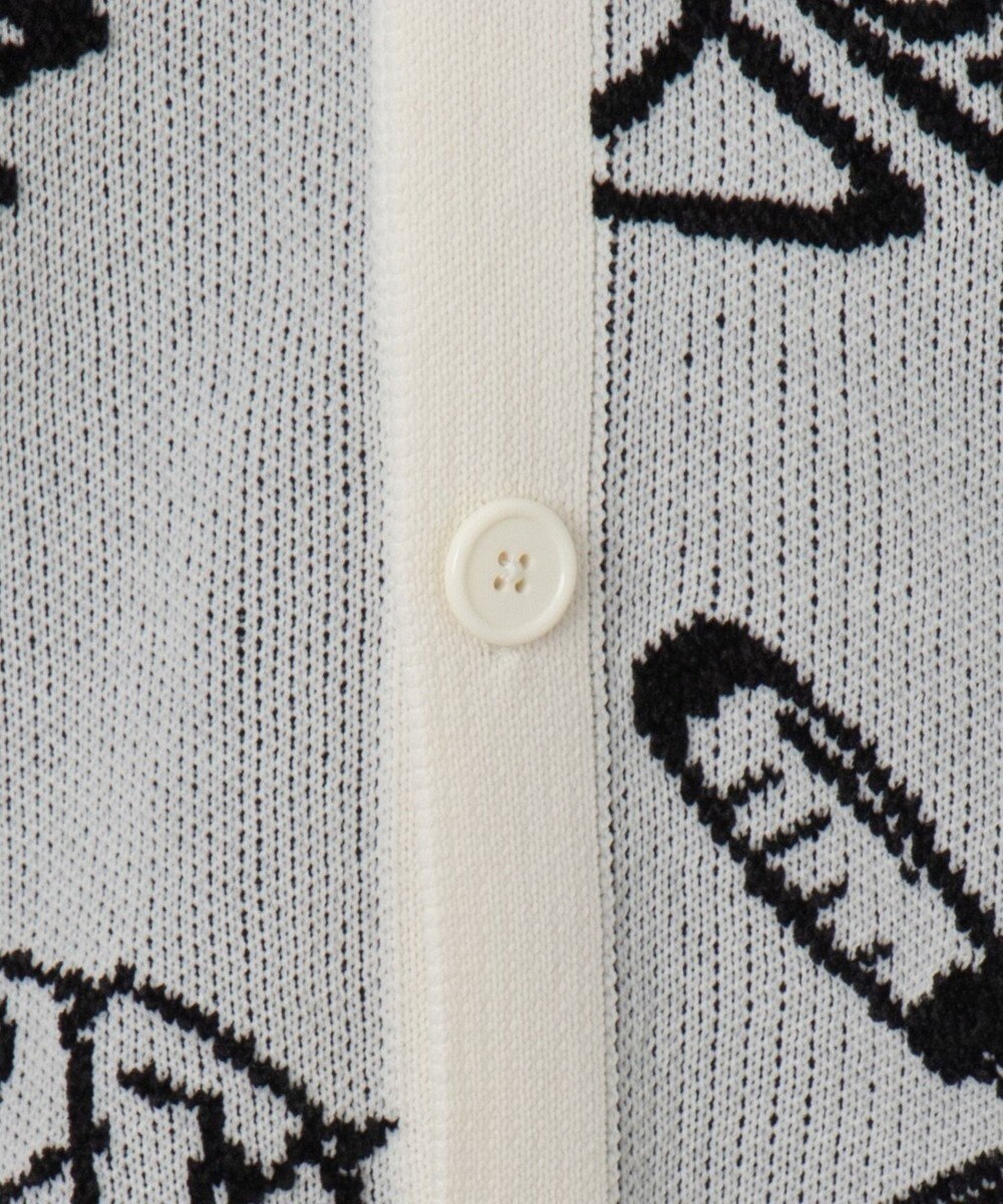 WEGO ベロアモールグラフィティカーディガン 