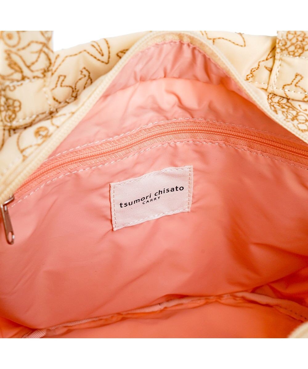 tsumori chisato CARRY 森のどうぶつ刺繍 トートバッグ 