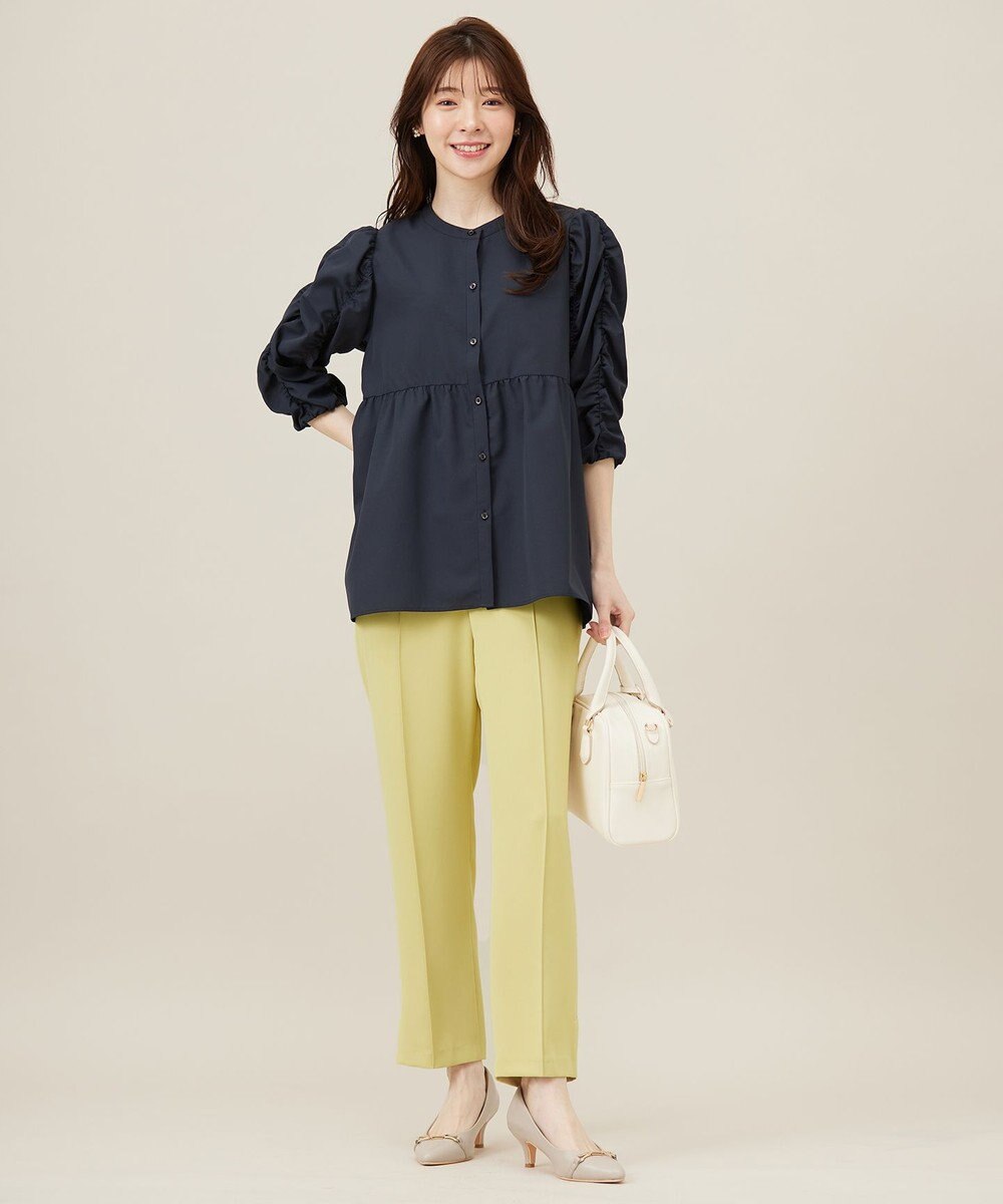 ANY SIS 【撥水・接触冷感・UVカット】コンフォートイージー テーパードパンツ 