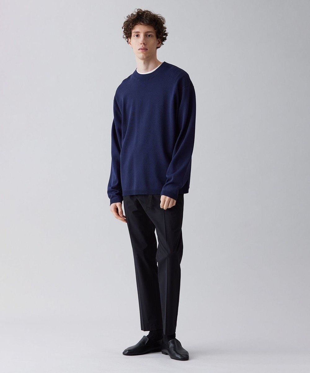 UNFILO MENS 【接触冷感】イージーケア ニットロングTEE [23年春夏商品] 