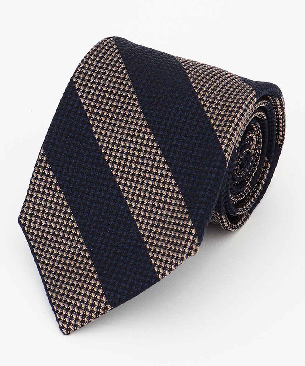 J.PRESS MEN スパンシルク レジメンタル柄ネクタイ 