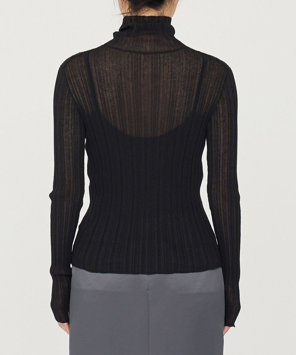 uncrave シアーニット タートルネック トップス（uncrave WHITE） 